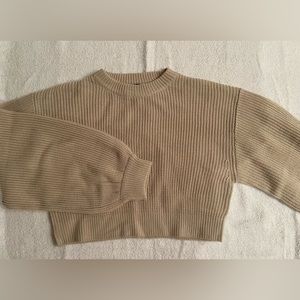 H & M cropped sweater